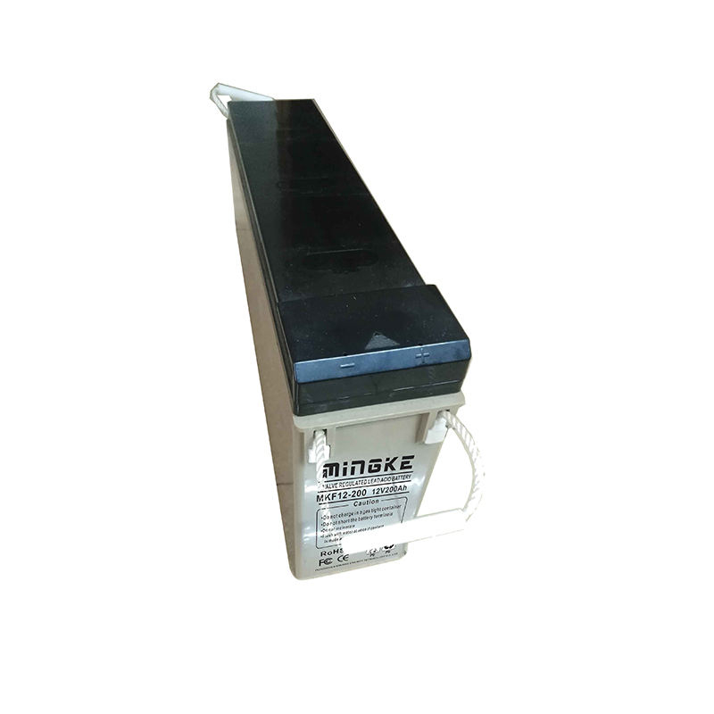 Bateria de armazenamento de bateria de gel terminal frontal 12v200ah bateria de ciclo profundo