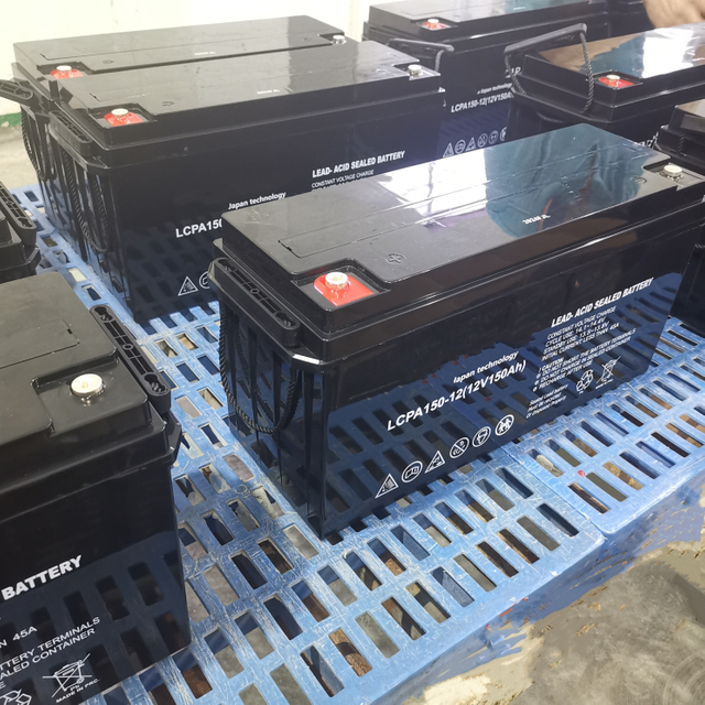 Bateria de chumbo-ácido de ciclo profundo de estanho alto12v150AH Bateria AGM com forte capacidade de circulação para sistema de energia solar