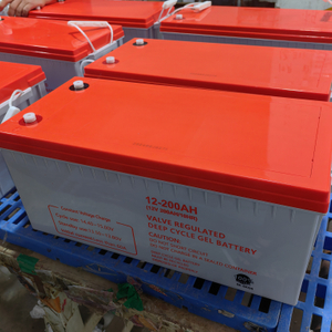 Bateria solar recarregável do ciclo profundo da bateria solar do gel de 200AH 12V para o sistema solar 
