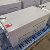 Bateria de gel solar de chumbo-ácido de alta eficiência 12V250ah Bateria de armazenamento solar livre de manutenção Sistema de armazenamento de energia doméstica