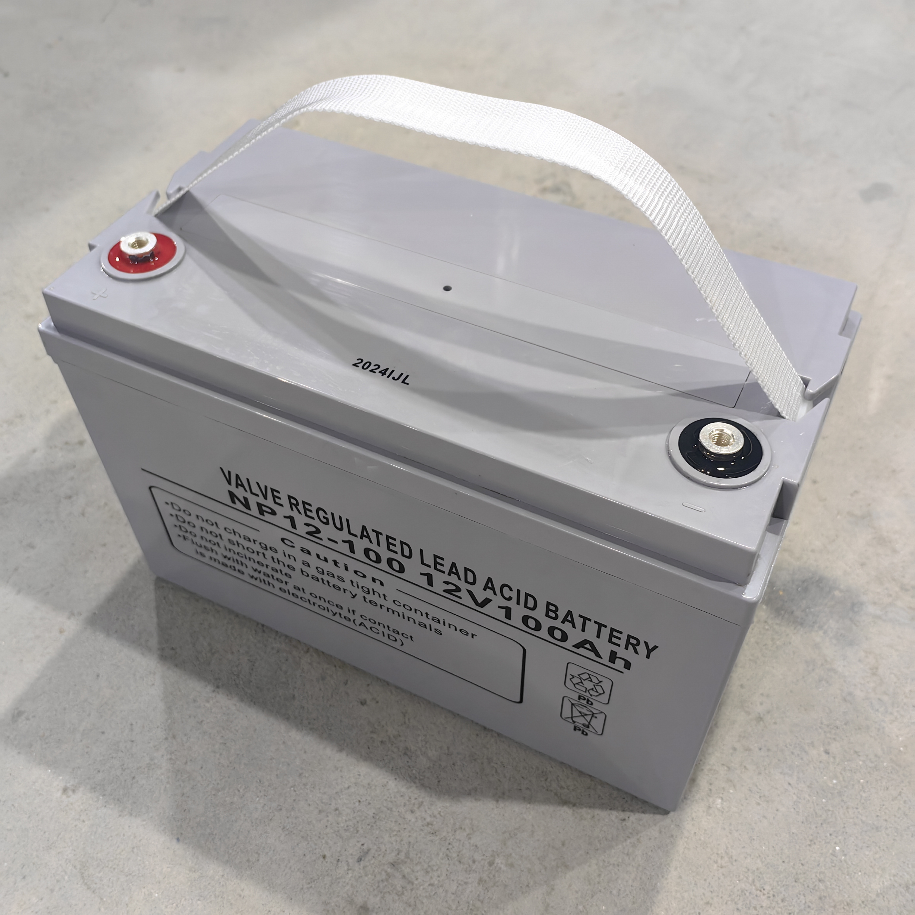 A fábrica produz baterias de armazenamento UPS seguras e duráveis12V100AH Bateria de ácido de chumbo sem manutenção de manutenção