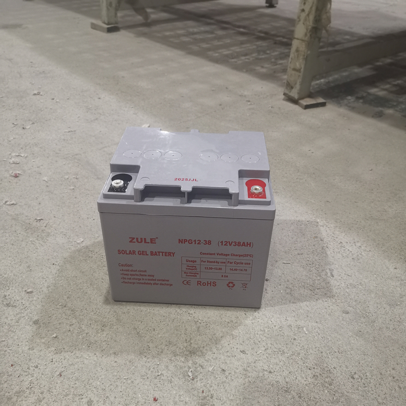 Vida longa recarregável 12v38ah Bateria de armazenamento de energia solar - armazenamento de energia eficiente para sistemas solares e uso de backup