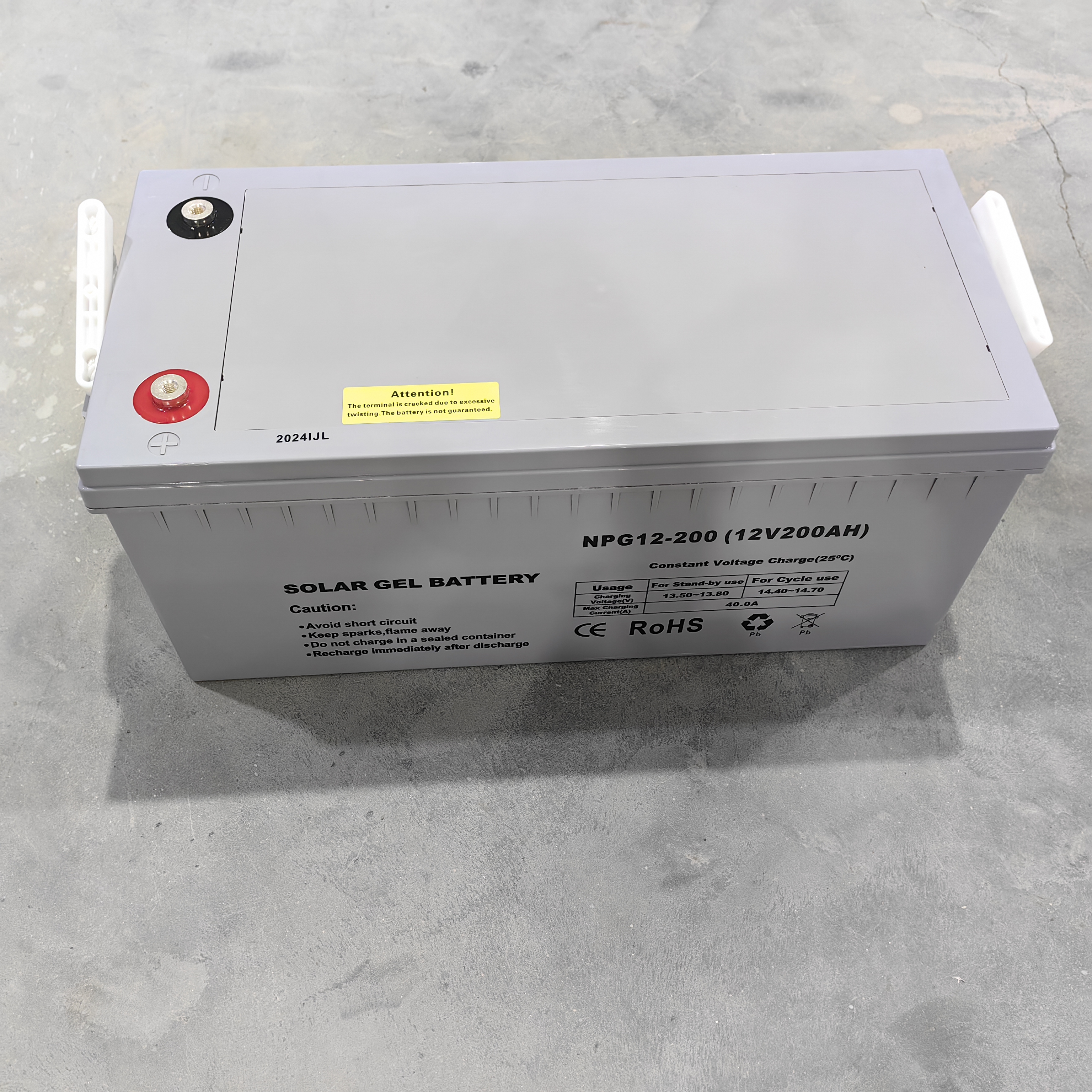 Bateria AGM de ciclo profundo de 12 volts