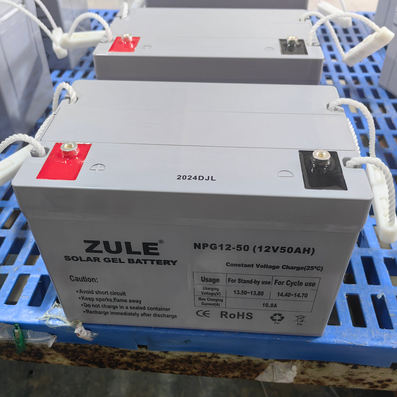 Células solares confiáveis ​​12V50AH - a fonte de energia de backup perfeita, sistema de armazenamento de energia solar e painéis solares