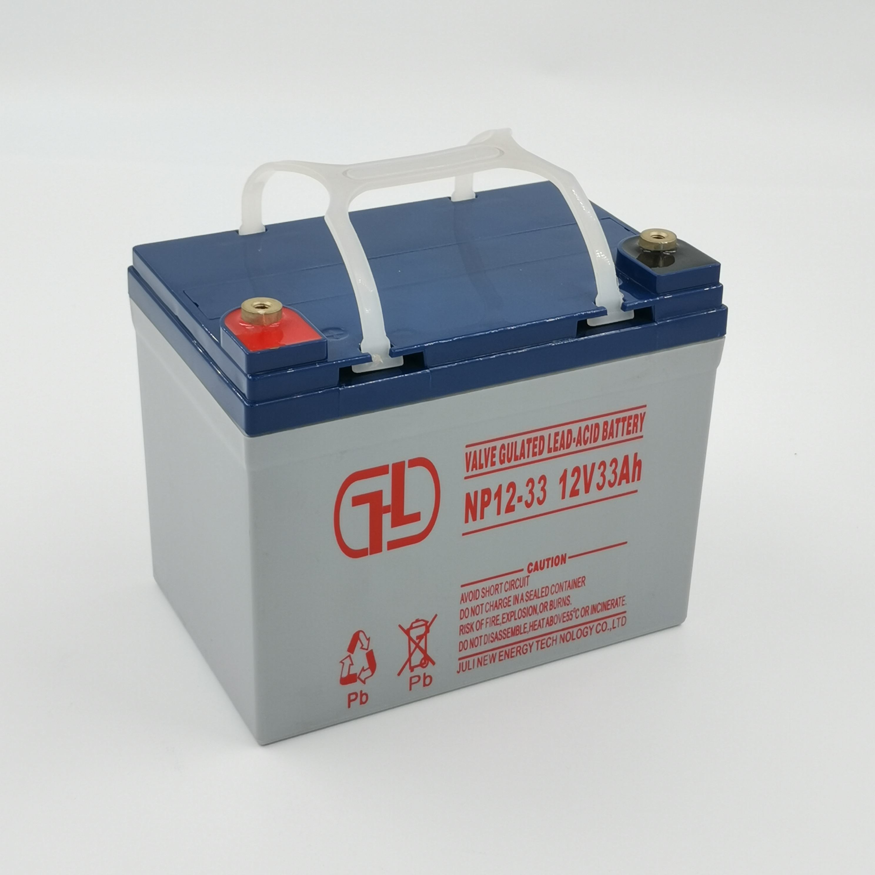 A China fabricou baterias recarregáveis ​​duráveis ​​de 12V33Ah, bateria de 24v