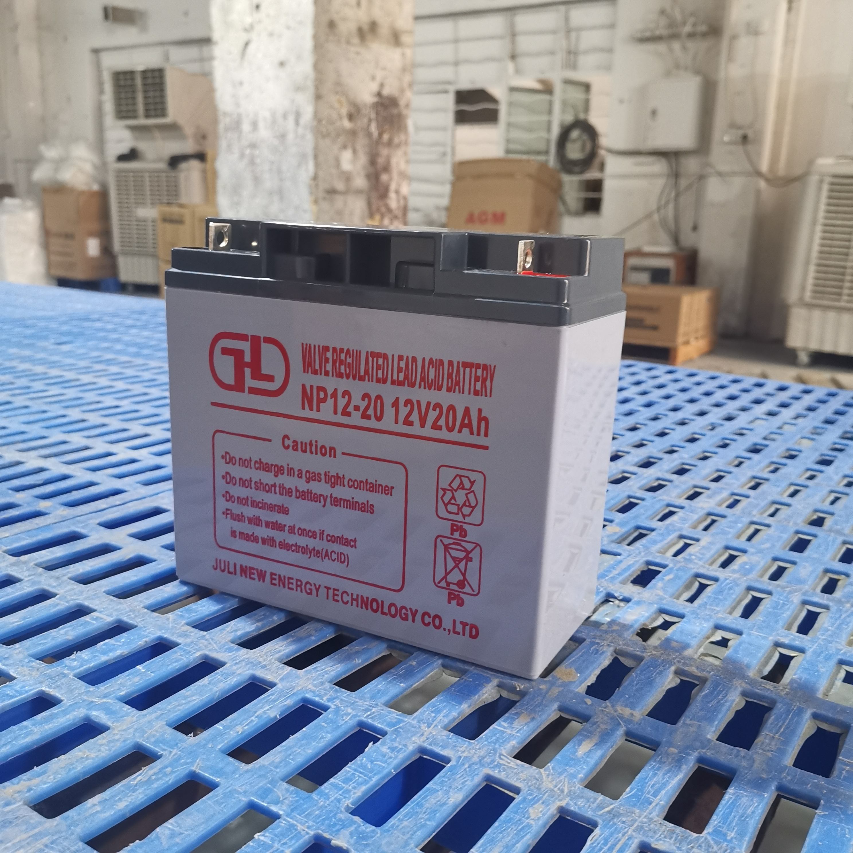 Bateria de armazenamento solar de alta potência Bateria de backup UPS 12v20ah para backup doméstico