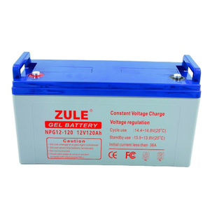 China fornecedor ponto de apoio 12V120Ah bateria de gel solar baterias recarregáveis ​​​​bateria agm