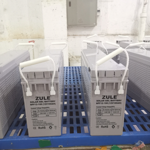 Terminal frontal Bateria de gel de ciclo profundo para sistemas solares12v100ah sem manutenção de manutenção de energia de armazenamento de energia Bateria de armazenamento