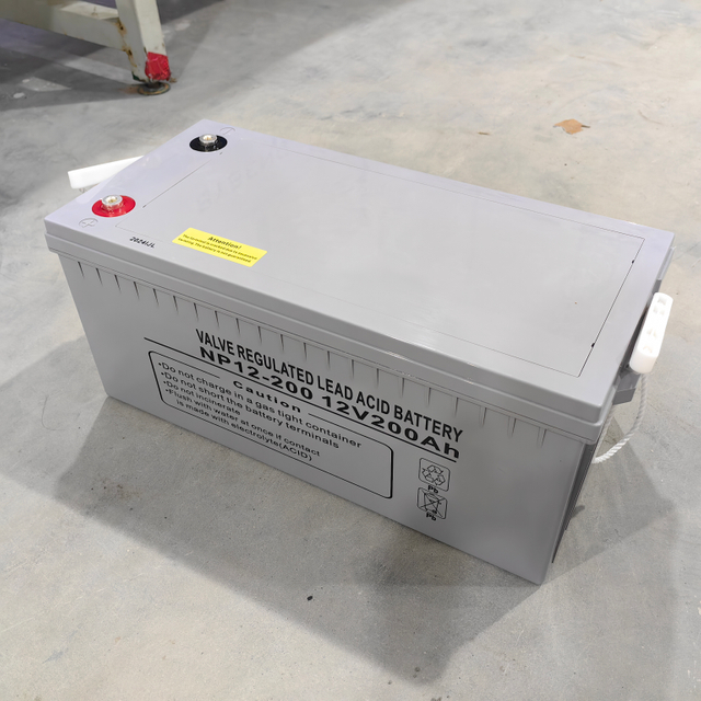 Bateria de armazenamento AGM segura e resistente a terremotos 12v200ah VRLA Baterias Sistema de armazenamento de energia doméstica
