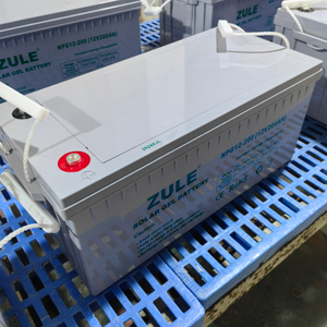 A bateria solar de chumbo-ácido tem uma longa vida útil de 3.000 ciclos 12V200ah bateria recarregável de armazenamento de energia doméstica