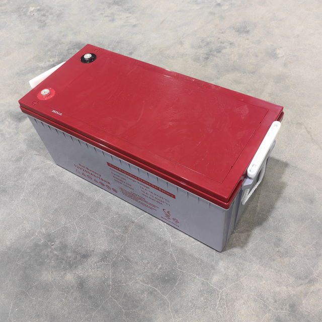 Bateria solar de gel de ciclo profundo 12V 200AH - ácido-chumbo selado de longa vida para armazenamento de painel solar, fabricante direto da fábrica, serviço OEM personalizado disponível com CE
