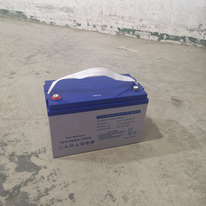 Bateria de gel solar 12V 100Ah direto da fábrica - Bateria de chumbo-ácido de ciclo profundo para sistema solar, logotipo personalizado e OEM/ODM disponíveis